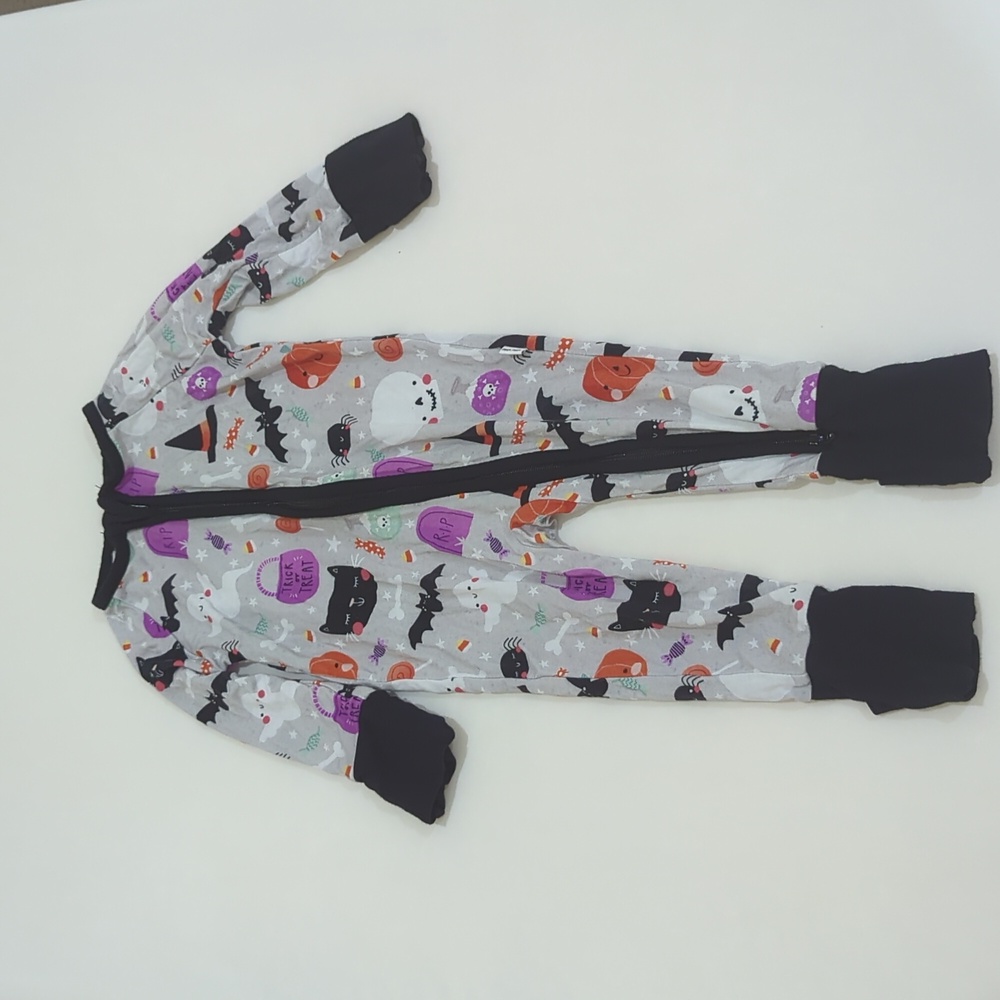 Little Sleepies HALLOWEEN zippy 0-3 mo